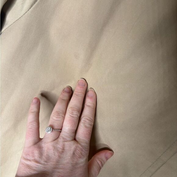 London Fog size 16 vintage main coats beige fur lined trench coat - Picture 5 of 8